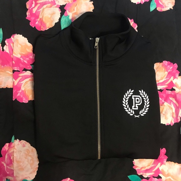 ❌SOLD❌ VS PINK logo track jacket - Picture 4 of 4